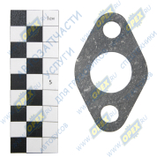 Прокладка ромбич. 75х46; фвнутр=26; 2отв.ф11 патрубка (чешка)